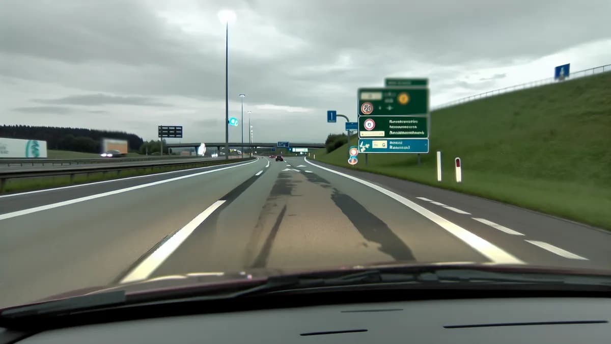 Autobahn Abstandsblitzer Messstelle Abstandsblitzer A9 Dittersdorf, km 217.5 Richtung München auf der A9