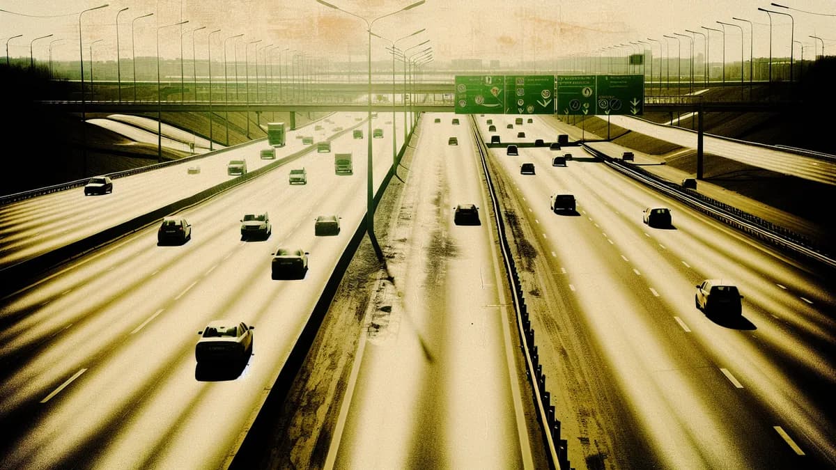 Autobahn Abstandsblitzer Messstelle Abstandsblitzer A2 bei Hannover-Herrenhausen, Km 223.646 auf der A2, Fahrtrichtung Dortmund