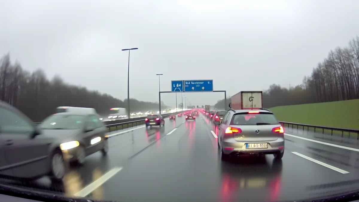 Autobahn Abstandsblitzer Messstelle Abstandsblitzer L 84 Melle-Oldendorf auf der L 84 / Bad Essener Str.