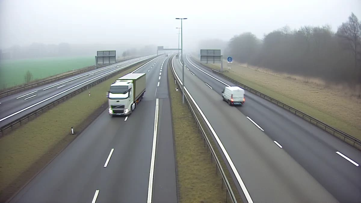 Autobahn Abstandsblitzer Messstelle Abstandsblitzer A2 bei Theeßen (km 174.300), Richtung Berlin auf der A2
