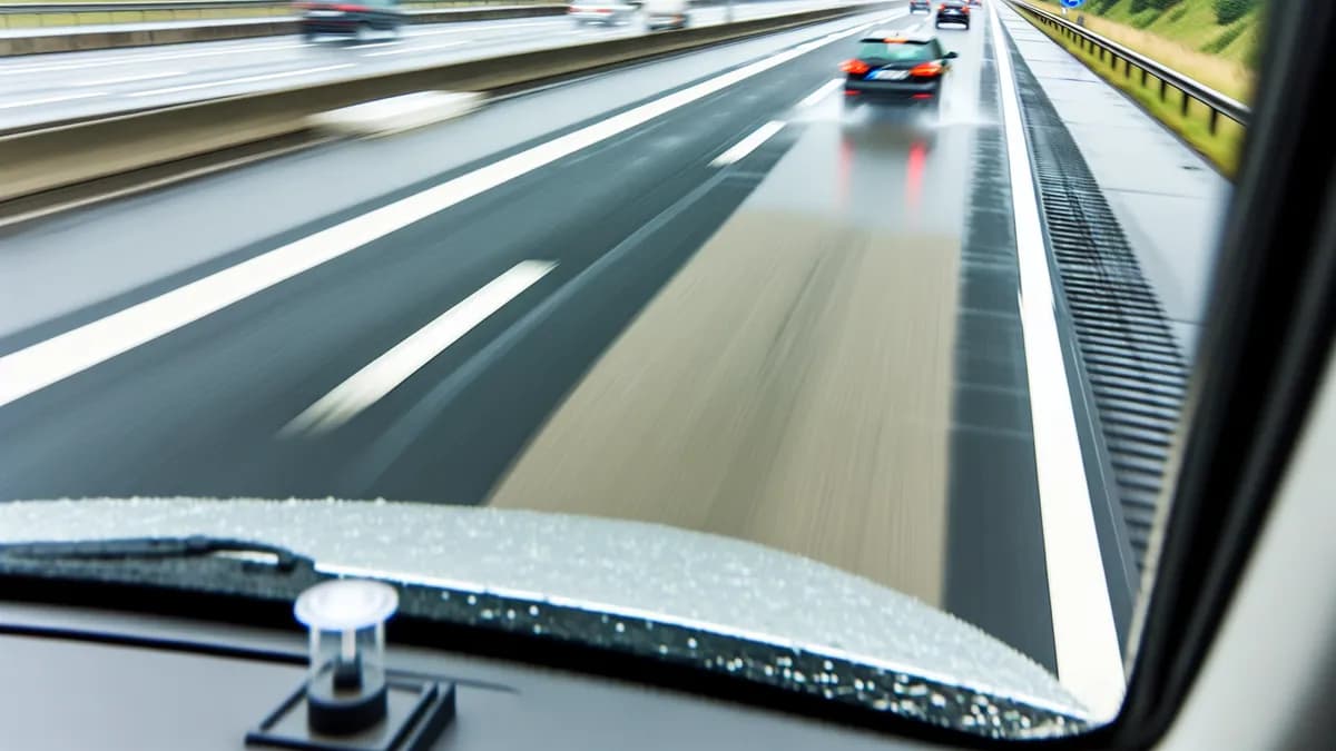 Autobahn Abstandsblitzer Messstelle Abstandsblitzer A9 bei Bindlach (Bindlacher Berg) auf der A9