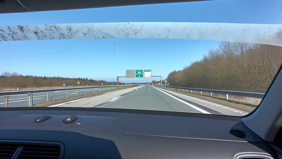 Autobahn Abstandsblitzer Messstelle Abstandsblitzer A30 bei Bissendorf, km 84.691 auf der A30