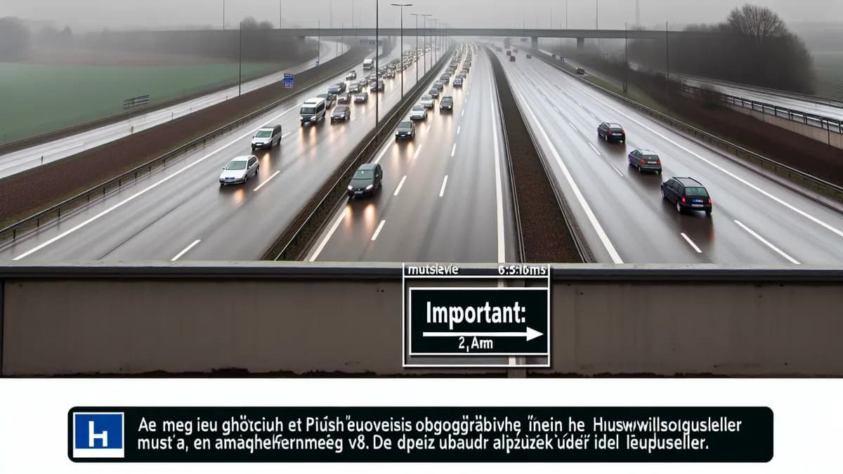 Autobahn Abstandsblitzer Messstelle Blitzer Heusweiler, BAB 8; KM 40,200, zw. Niedersalbach und Schwarzenholz; RF Saarlouis auf der A8