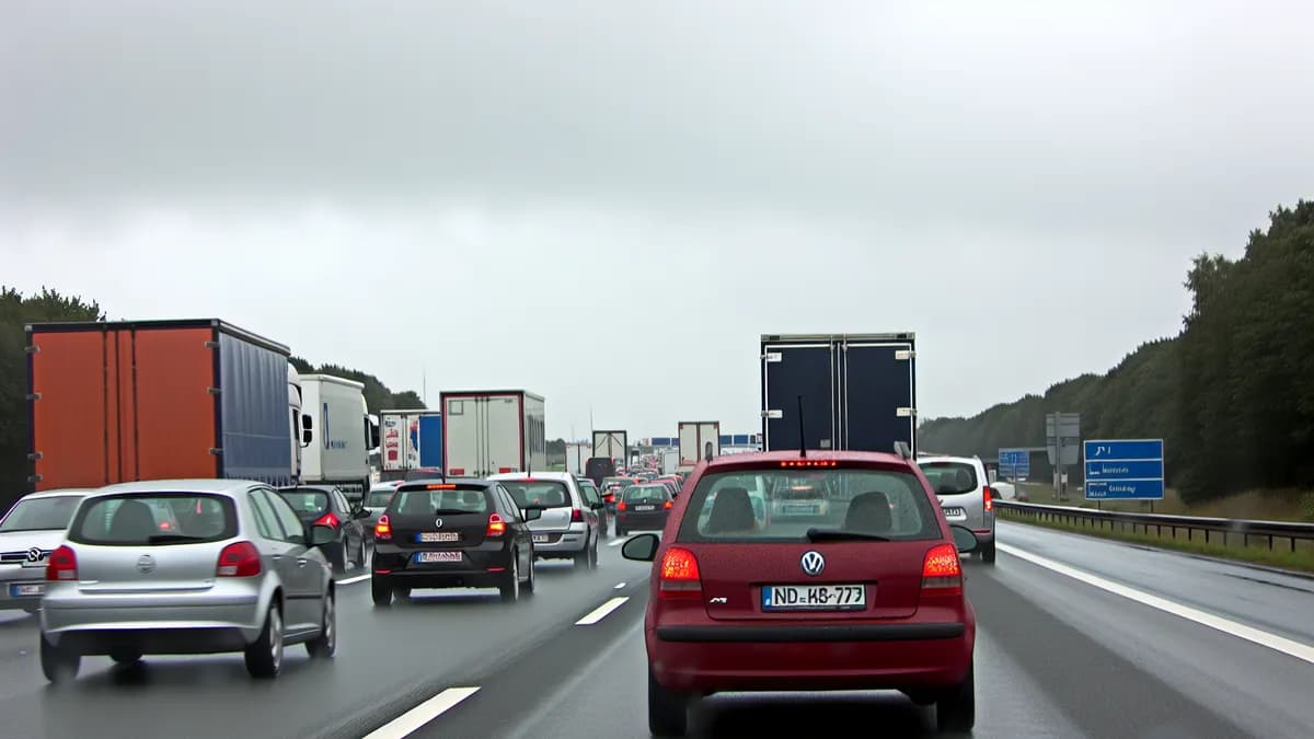 Abstandsblitzer A27, km 62.58, Fahrtrichtung Cuxhaven