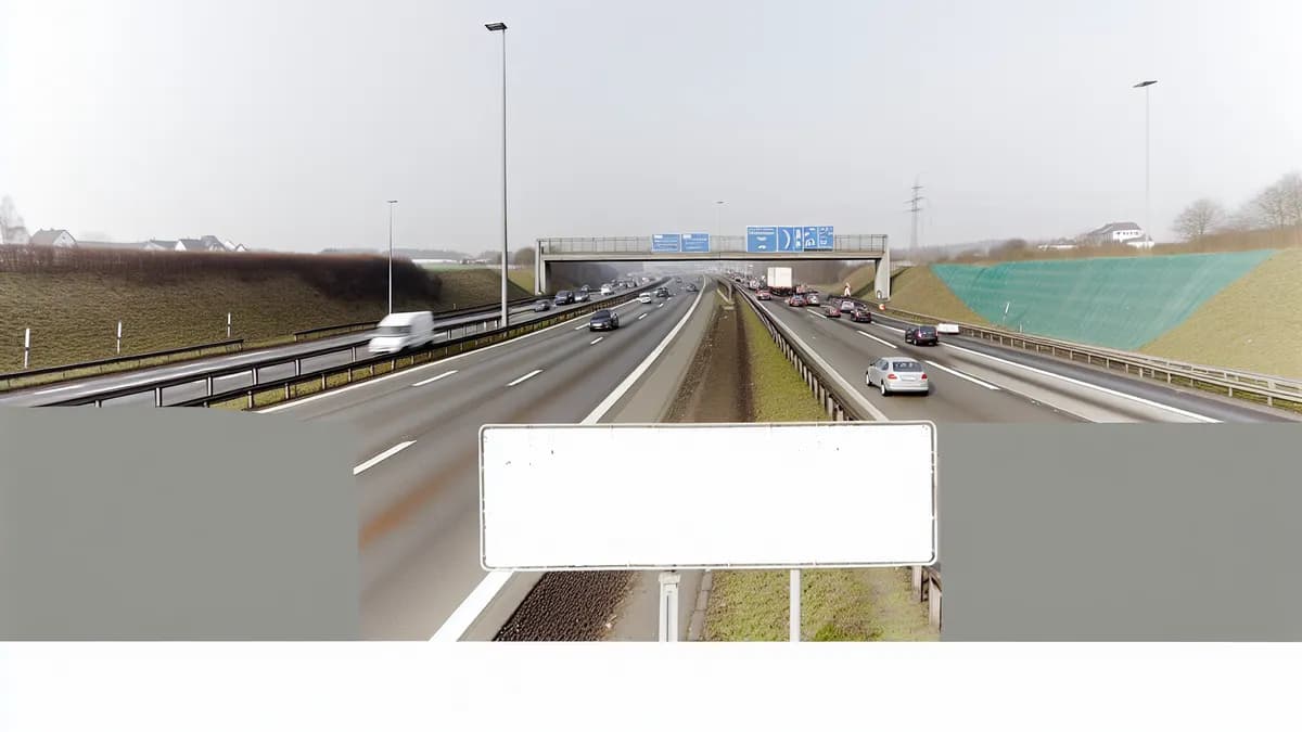 Autobahn Abstandsblitzer Messstelle Abstandsblitzer A6 Bruchmühlbach km 645.7 FR Mannheim auf der A6