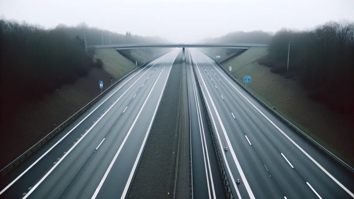 Autobahn Abstandsblitzer Messstelle Abstandsblitzer A6 bei Bruchmühlbach, km 645.7 (FR Saarbrücken) auf der A6