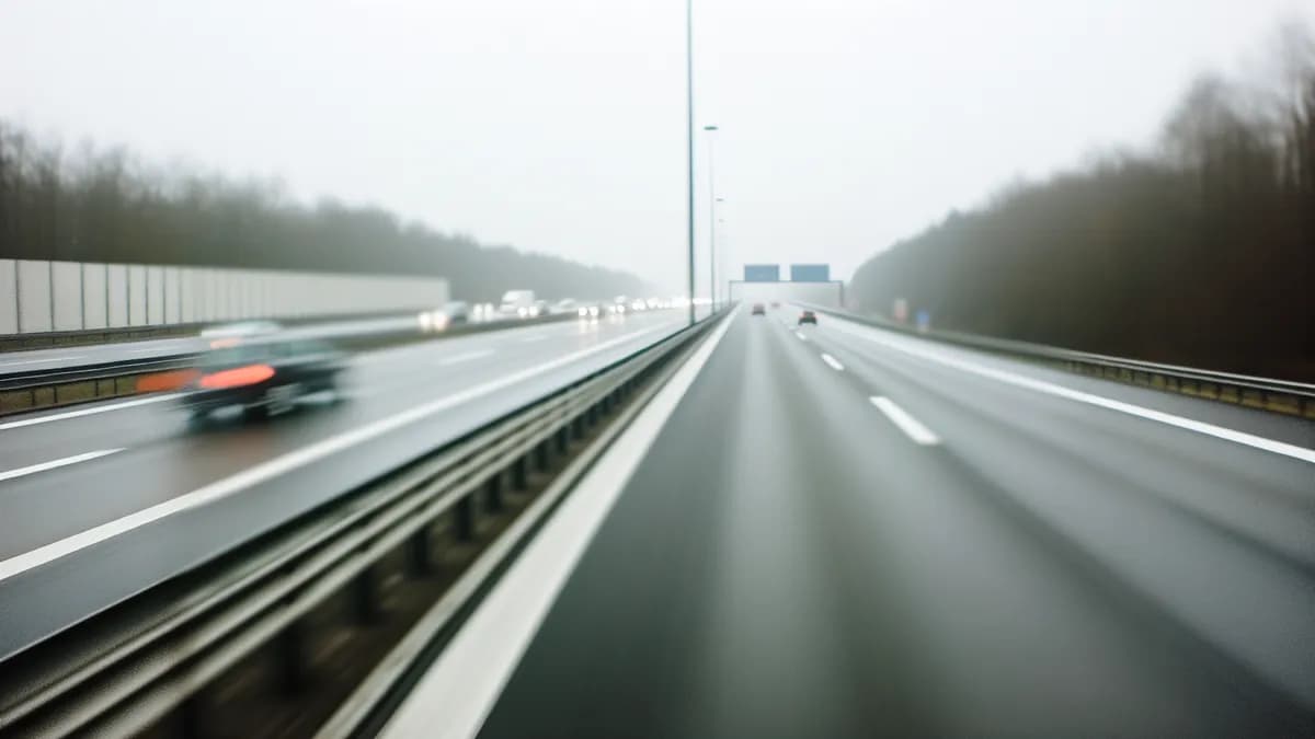 Autobahn Abstandsblitzer Messstelle Abstandsblitzer A1 bei Ernstek, km 161.278 auf der A1