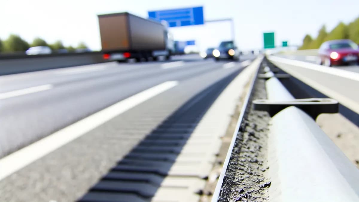 Autobahn Abstandsblitzer Messstelle Abstandsblitzer A2 Gemarkung Königslutter, km 150.4 auf der A2