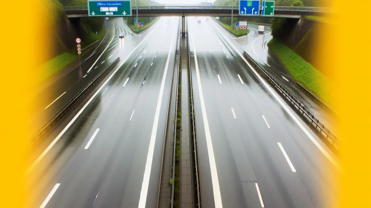 Autobahn Abstandsblitzer Messstelle Abstandsblitzer A81 Gärtringen, km 603.2 auf der A81