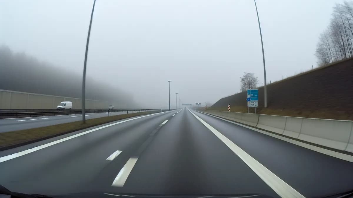 Autobahn Abstandsblitzer Messstelle Abstandsblitzer A4 bei Großröhrsdorf (km 21.3) auf der A4