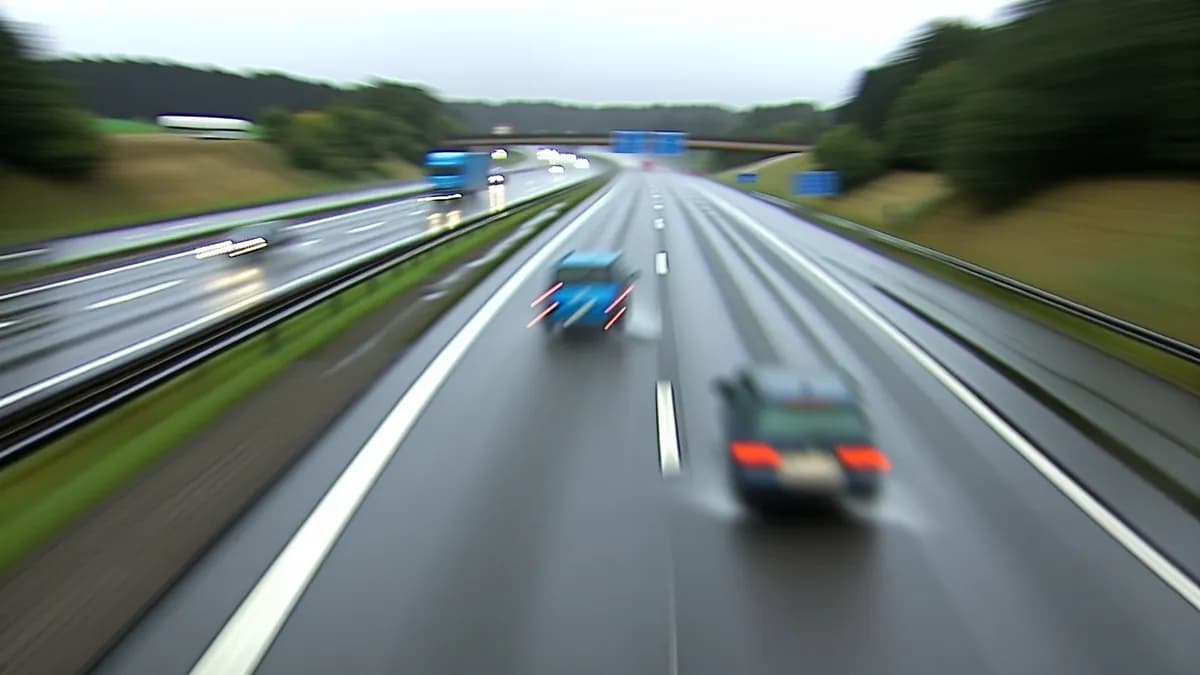 Autobahn Abstandsblitzer Messstelle Abstandsblitzer A3 Heroldberg, Ri. Frankfurt, km 2.791 auf der A3, Fahrtrichtung Frankfurt am Main