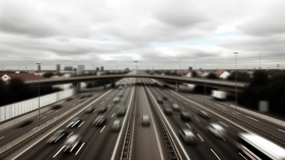 Autobahn Abstandsblitzer Messstelle Abstandsblitzer A9 Himmelkron, Ri. München (Abschnitt 280, km 3.990) auf der A9, Richtung München