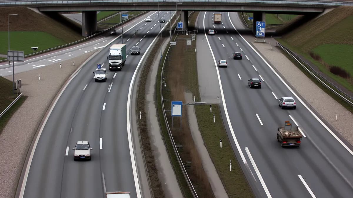 Autobahn Abstandsblitzer Messstelle Abstandsblitzer A27 Holtbüttel, km 38.500 (FR Hannover) auf der A27