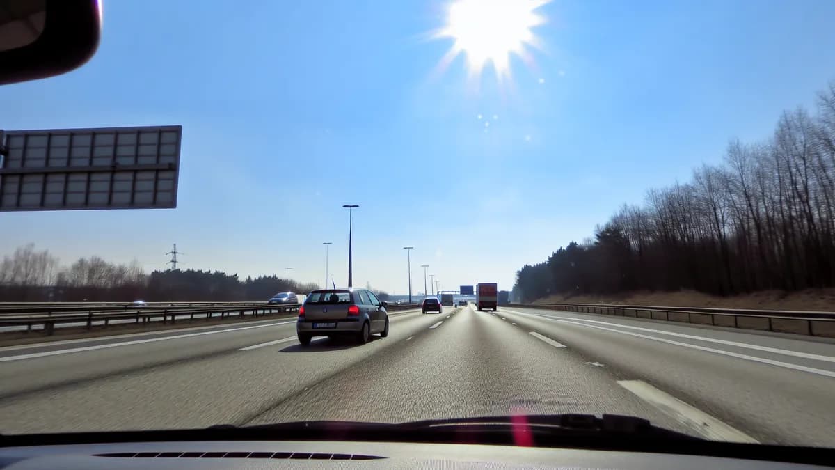 Autobahn Abstandsblitzer Messstelle Abstandsblitzer A61 Hungenroth, km 253.6, FR Ludwigshafen auf der A61