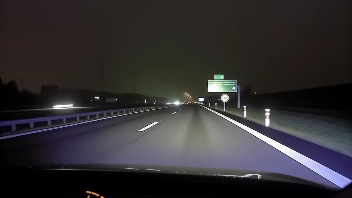 Autobahn Abstandsblitzer Messstelle Abstandsblitzer A602 Kenn Richtung Trier auf der A 602