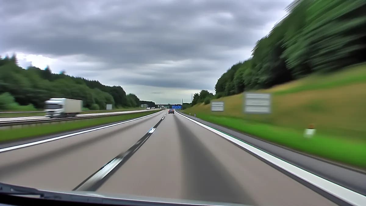Autobahn Abstandsblitzer Messstelle Abstandsblitzer A2 Königslutter, km 140.5 auf der A2, Fahrtrichtung Berlin