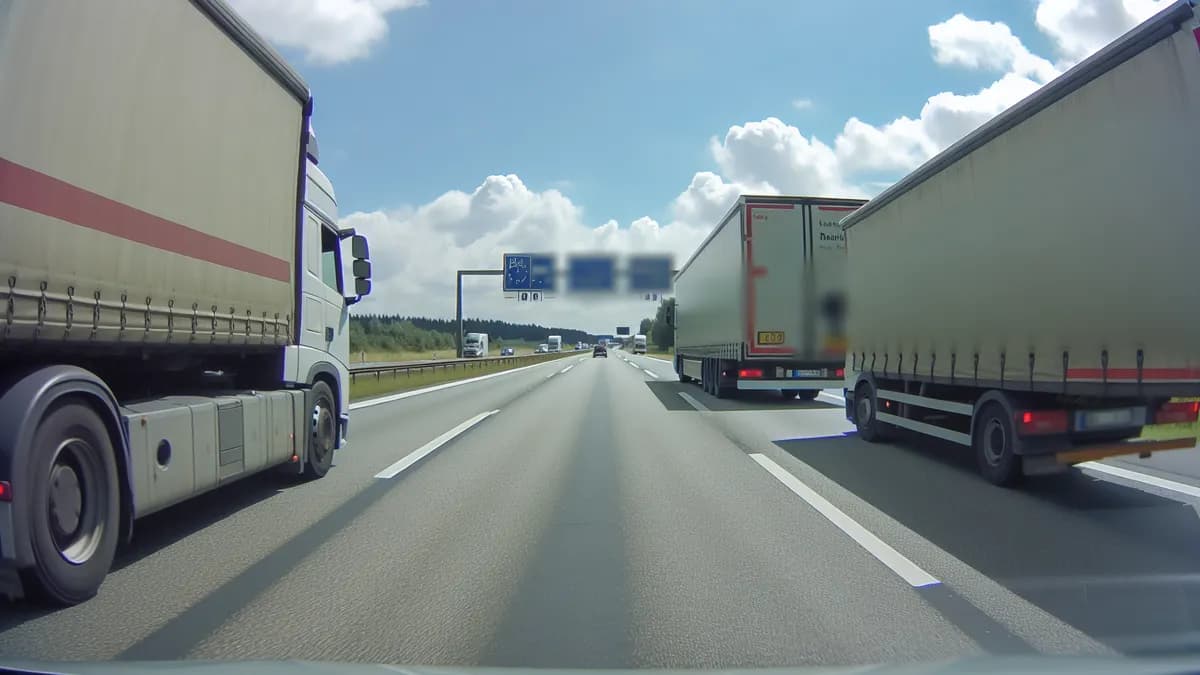Autobahn Abstandsblitzer Messstelle Abstandsblitzer A27 bei Langwedel/Etelsen, km 46.436 auf der A27