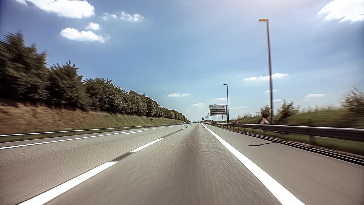 Autobahn Abstandsblitzer Messstelle Abstandsblitzer A27 bei Holtebüttel, km 38.449 auf der A27