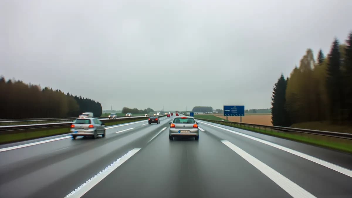 Autobahn Abstandsblitzer Messstelle Abstandsblitzer A96 Leutkirch, km 40.500 (Richtung Memmingen) auf der A96