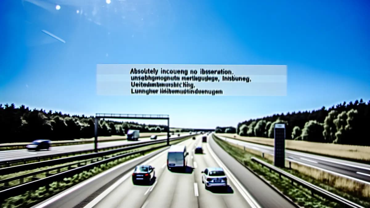 Autobahn Abstandsblitzer Messstelle Abstandsblitzer A24 bei Wittenburg, km 60.187 auf der A24, Fahrtrichtung Berlin