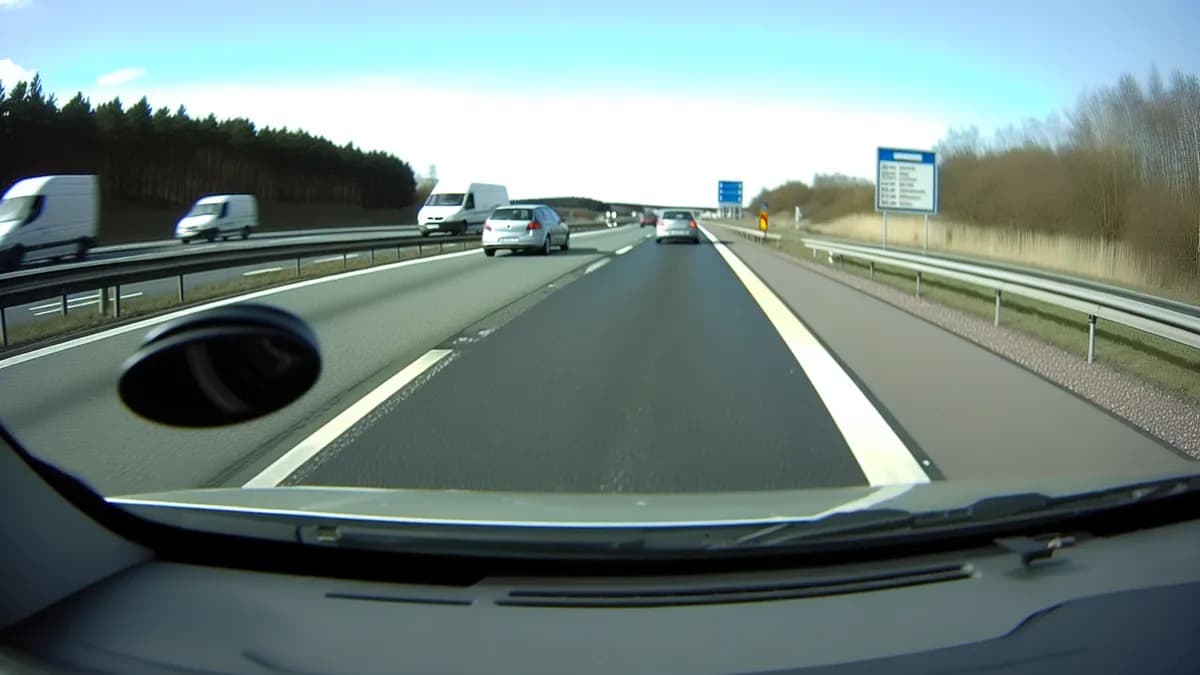 Autobahn Abstandsblitzer Messstelle Abstandsblitzer A24 bei Gallin, km 66.458 auf der A24