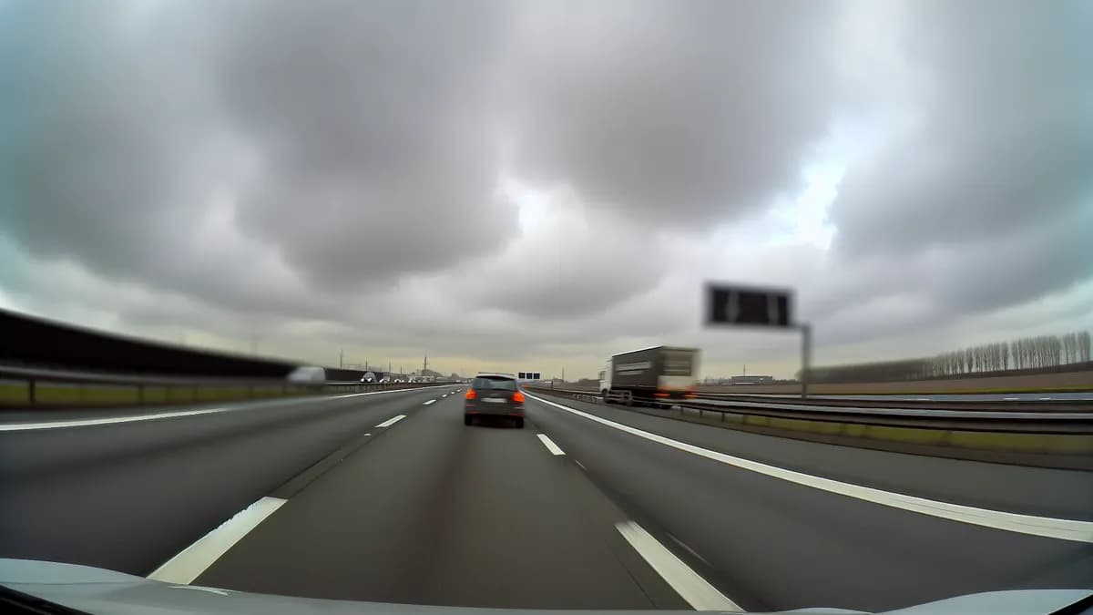 Autobahn Abstandsblitzer Messstelle Abstandsblitzer A57 Neukirchen-Vluyn bei km 49,730 (FR Nimwegen) auf der A57