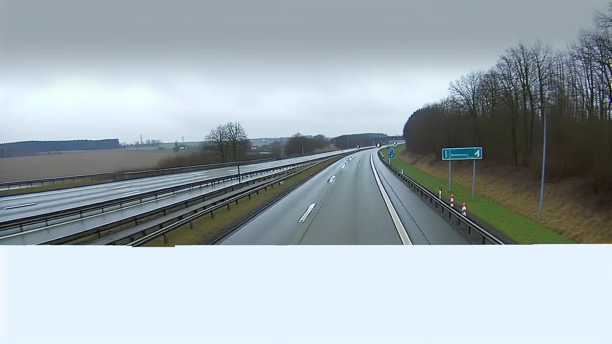 Autobahn Abstandsblitzer Messstelle Abstandsblitzer A1 Oyten, km 90.265 auf der A1