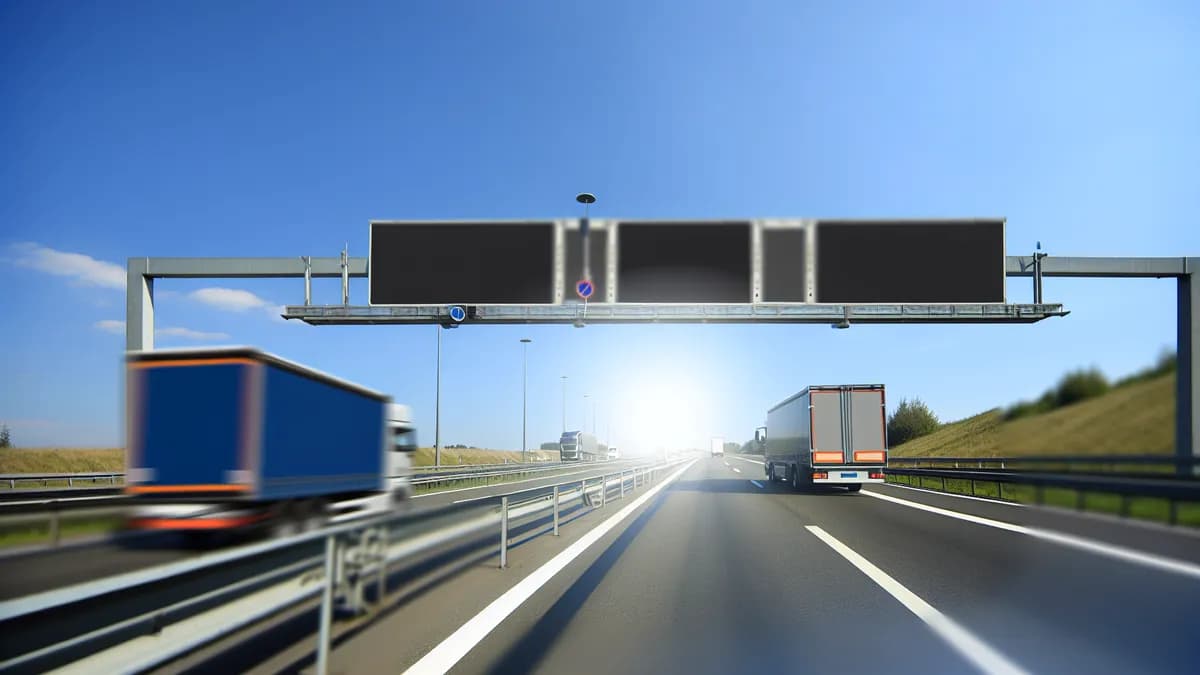 Autobahn Abstandsblitzer Messstelle Abstandsblitzer A1 Oyten bei km 90,265 auf der A1