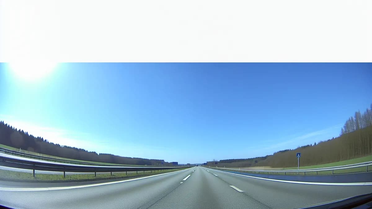 Autobahn Abstandsblitzer Messstelle Abstandsblitzer A1 bei Ratekau, km 73.000 (Rtg. Fehmarn) auf der A1