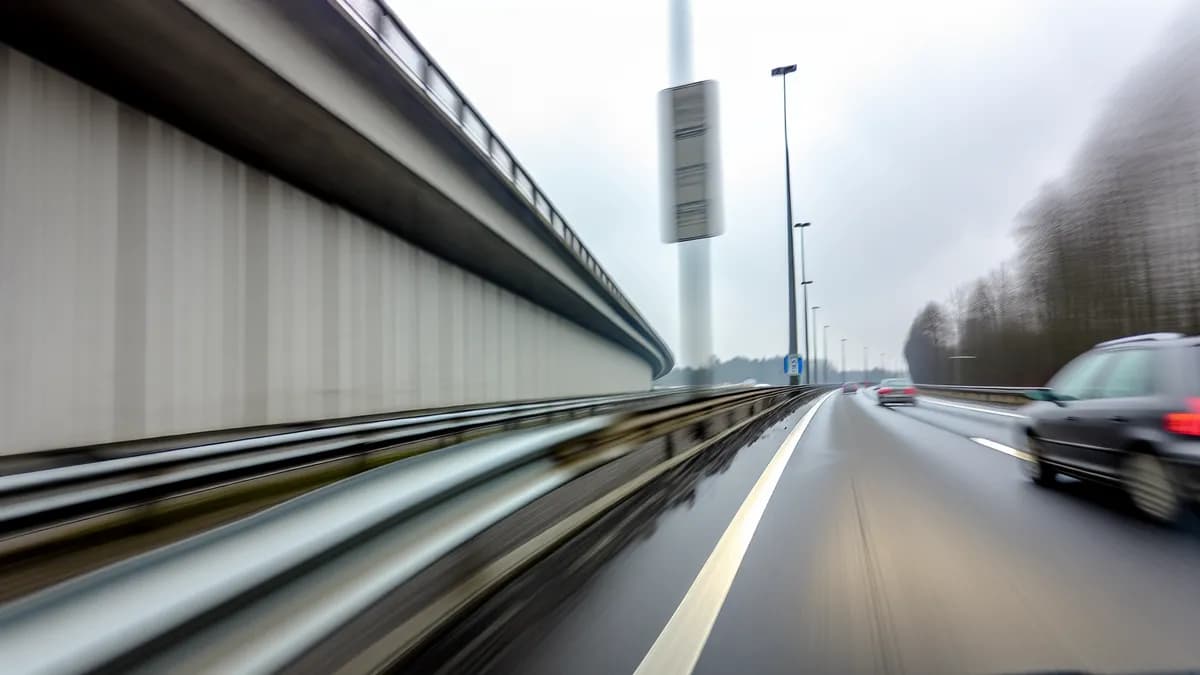 Autobahn Abstandsblitzer Messstelle Abstandsblitzer A5 Schutterwald, km 701.9 (Karlsruhe-Basel) auf der A5