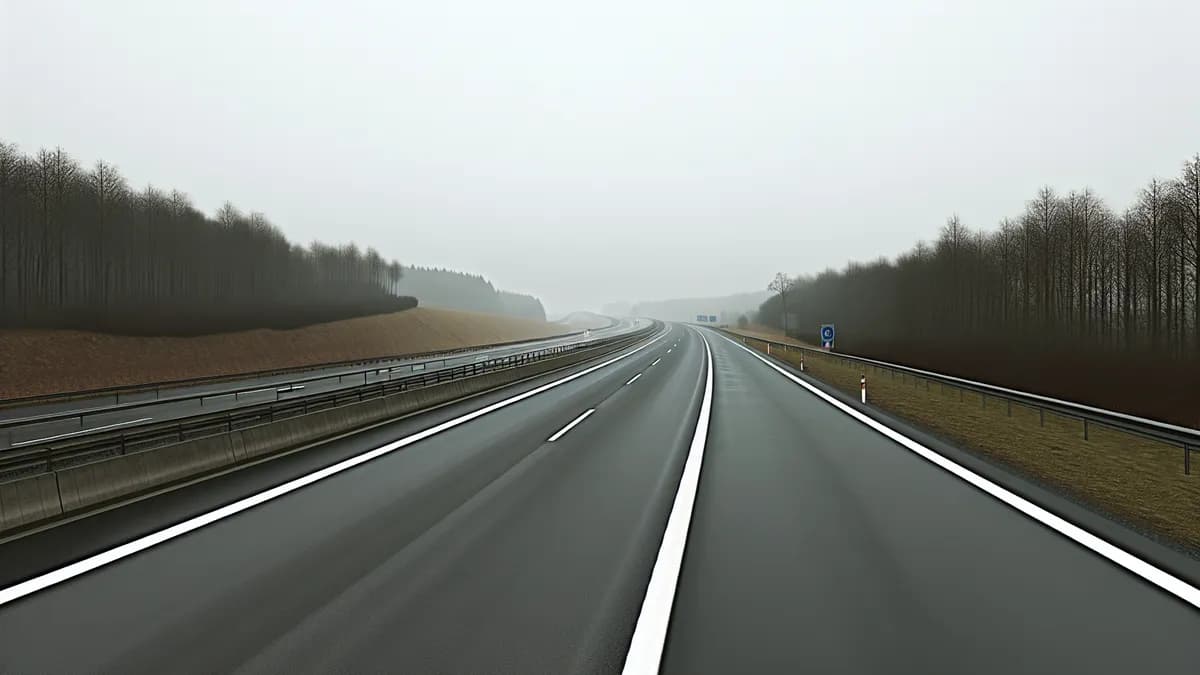 Autobahn Abstandsblitzer Messstelle Abstandsblitzer A5 bei Sinzheim, km 662.25 auf der A 5