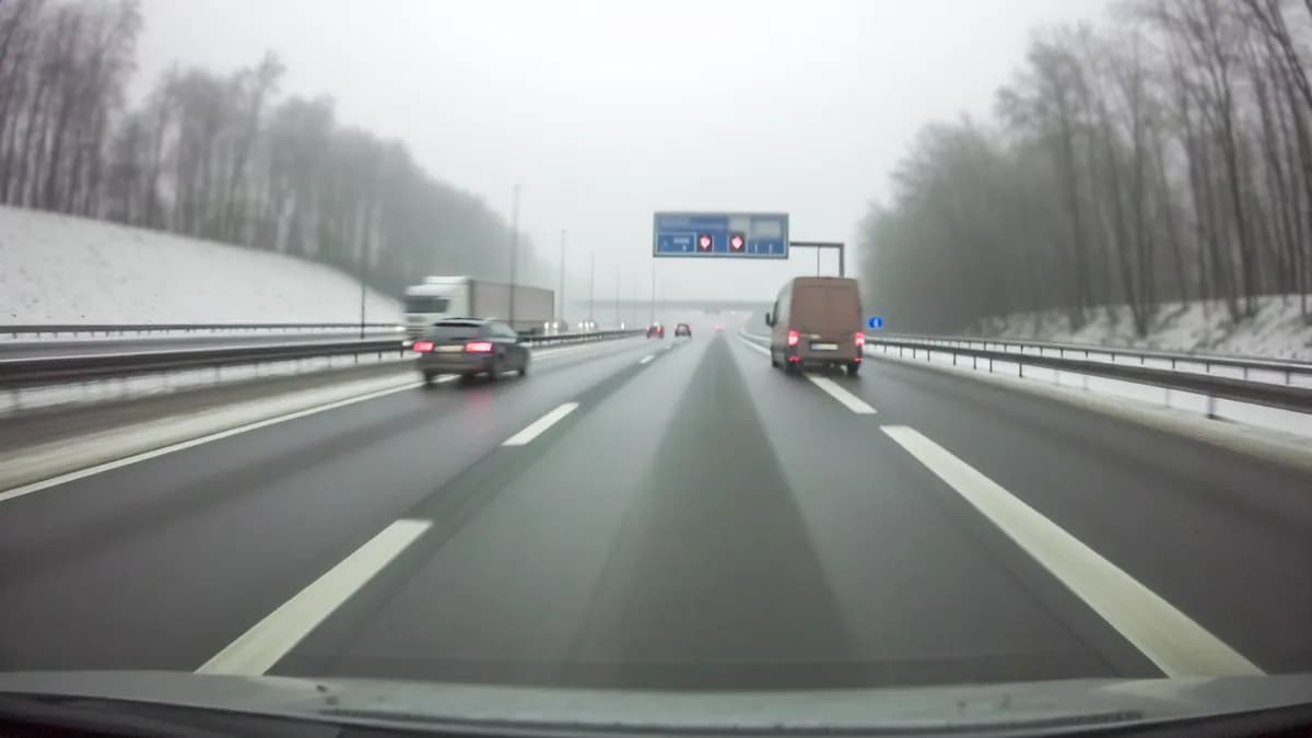 Autobahn Abstandsblitzer Messstelle Abstandsblitzer A5 bei Ubstadt-Weiher (600.200) auf der A5