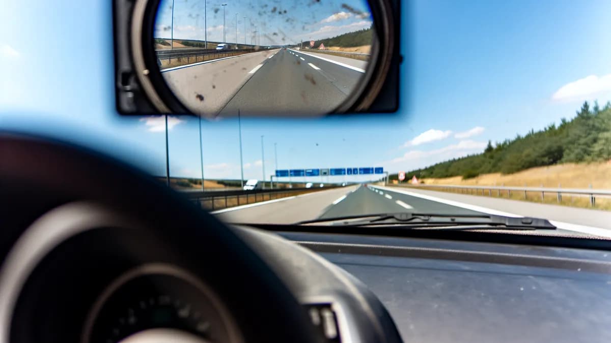 Autobahn Abstandsblitzer Messstelle Abstandsblitzer A94 bei Vaterstetten auf der A94