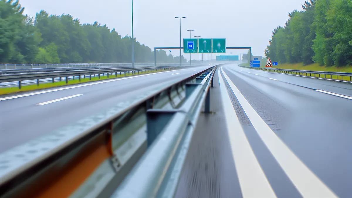 Autobahn Abstandsblitzer Messstelle Abstandsblitzer A6 Waldenburg, km 670.500 (FR Mannheim) auf der A6